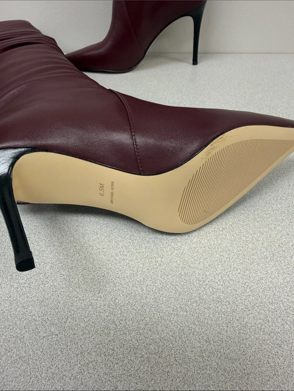 Michael Kors Dawn Leather Boots
